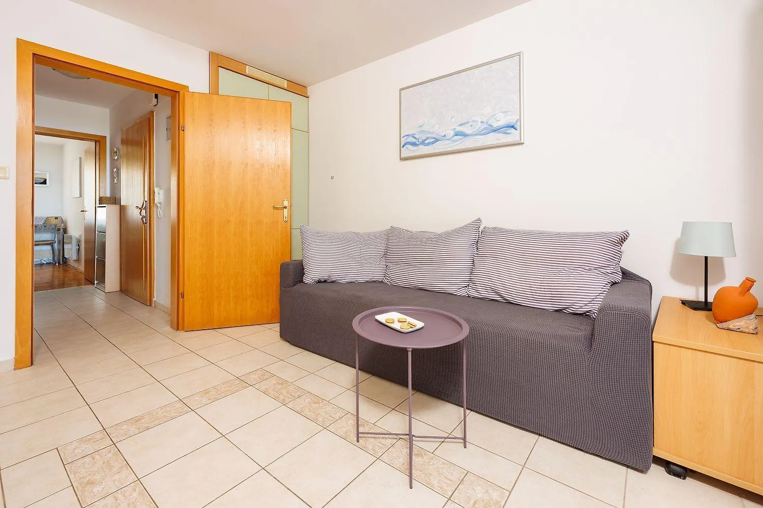Komfortables Apartment Nur 500 Meter Zum Strand Mit Meerblick, Waschmaschine, Parkplatz 드라말리